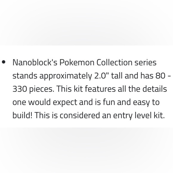 Pokémon Nanoblock Collection Series    NBPM 007 - Picture 8 of 8